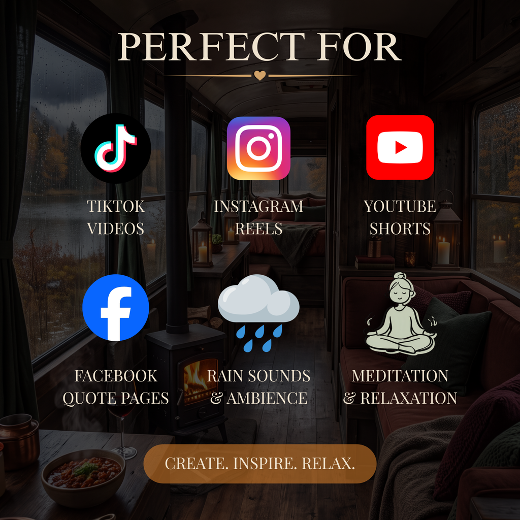 18 Cozy Rainy Autumn Videos, Ambient Rain Sounds