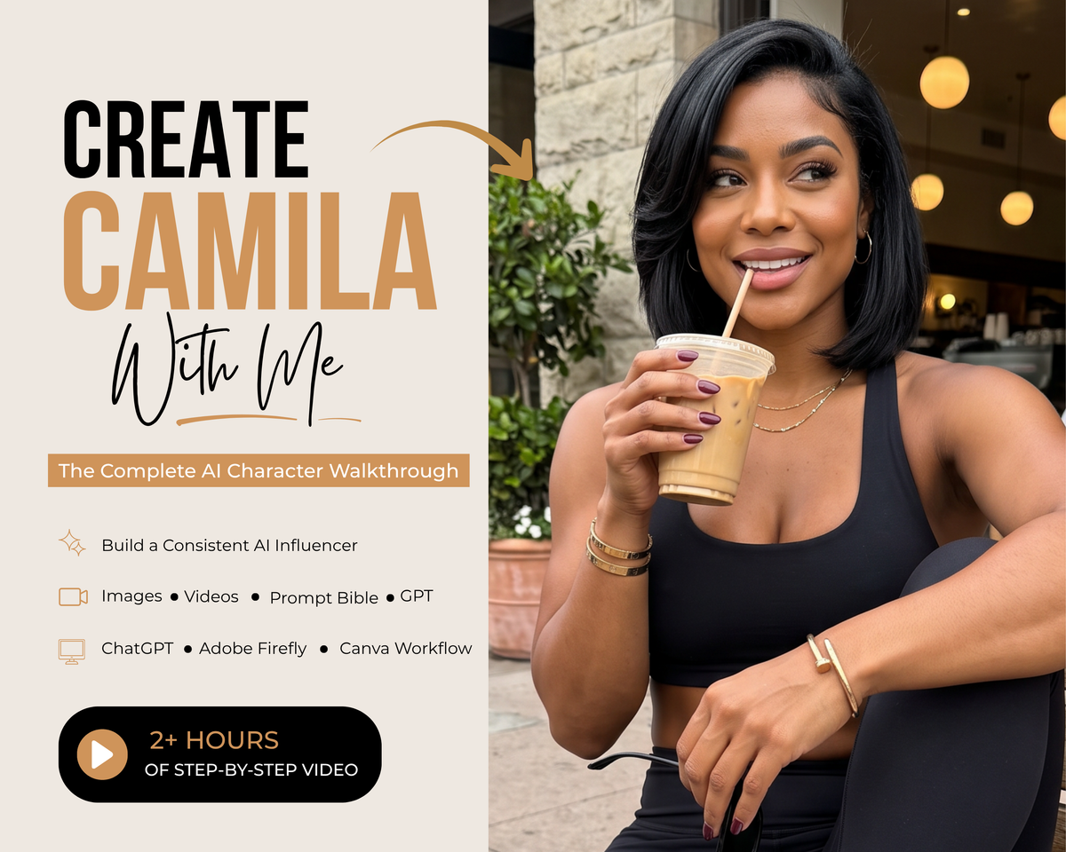 AI Influencer Course: Create Consistent AI Character with ChatGPT, Firefly, Canva