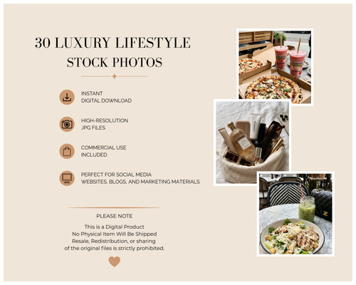 30 Luxury Lifestyle Flat Lay Stock Photos | Designer Aesthetic | Instant Download