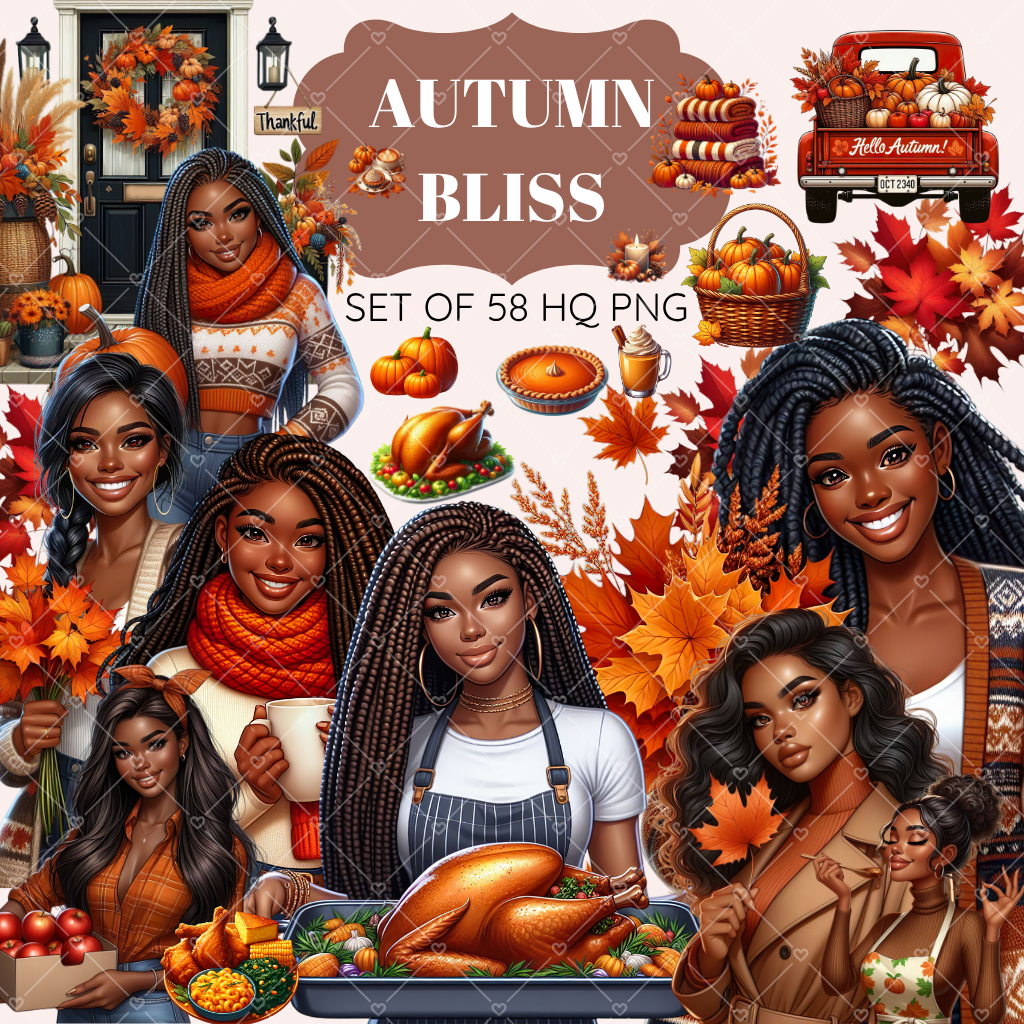 Autumn Bliss clipart pack