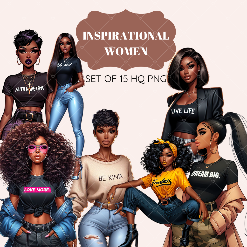 Inspirational Women clipart pack