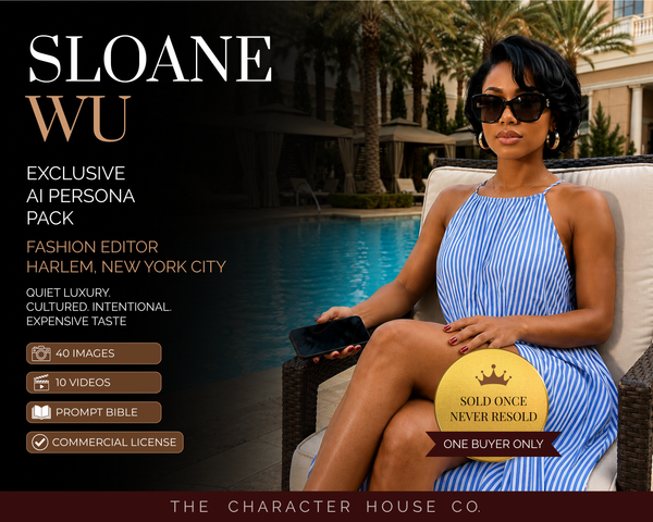 Sloane Wu Exclusive AI Influencer Persona Pack | NYC Fashion Content Creator