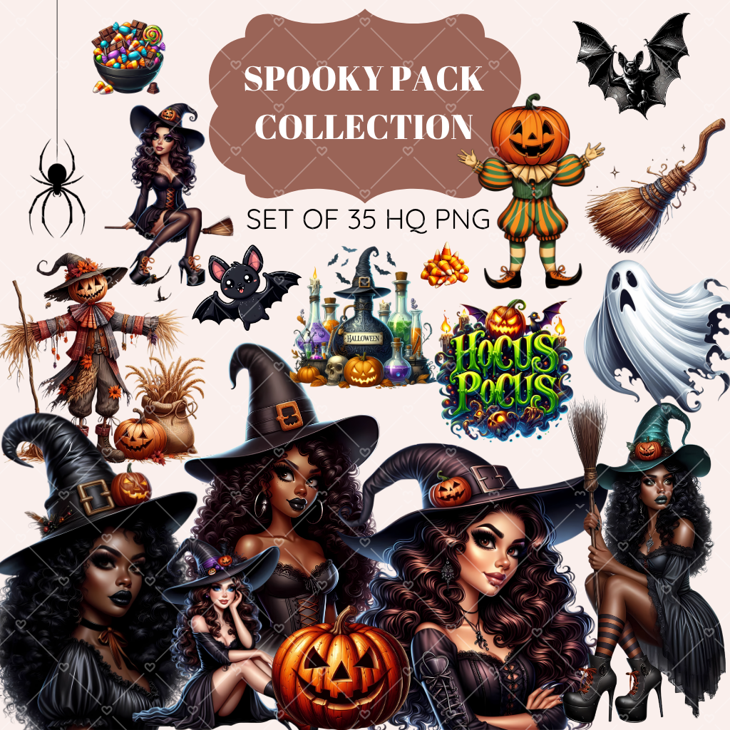 Spooky Pack Collection clipart pack